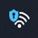 When youre connected to a VPN over Wi-Fi, the Wi-Fi icon will display a small blue VPN shield.
